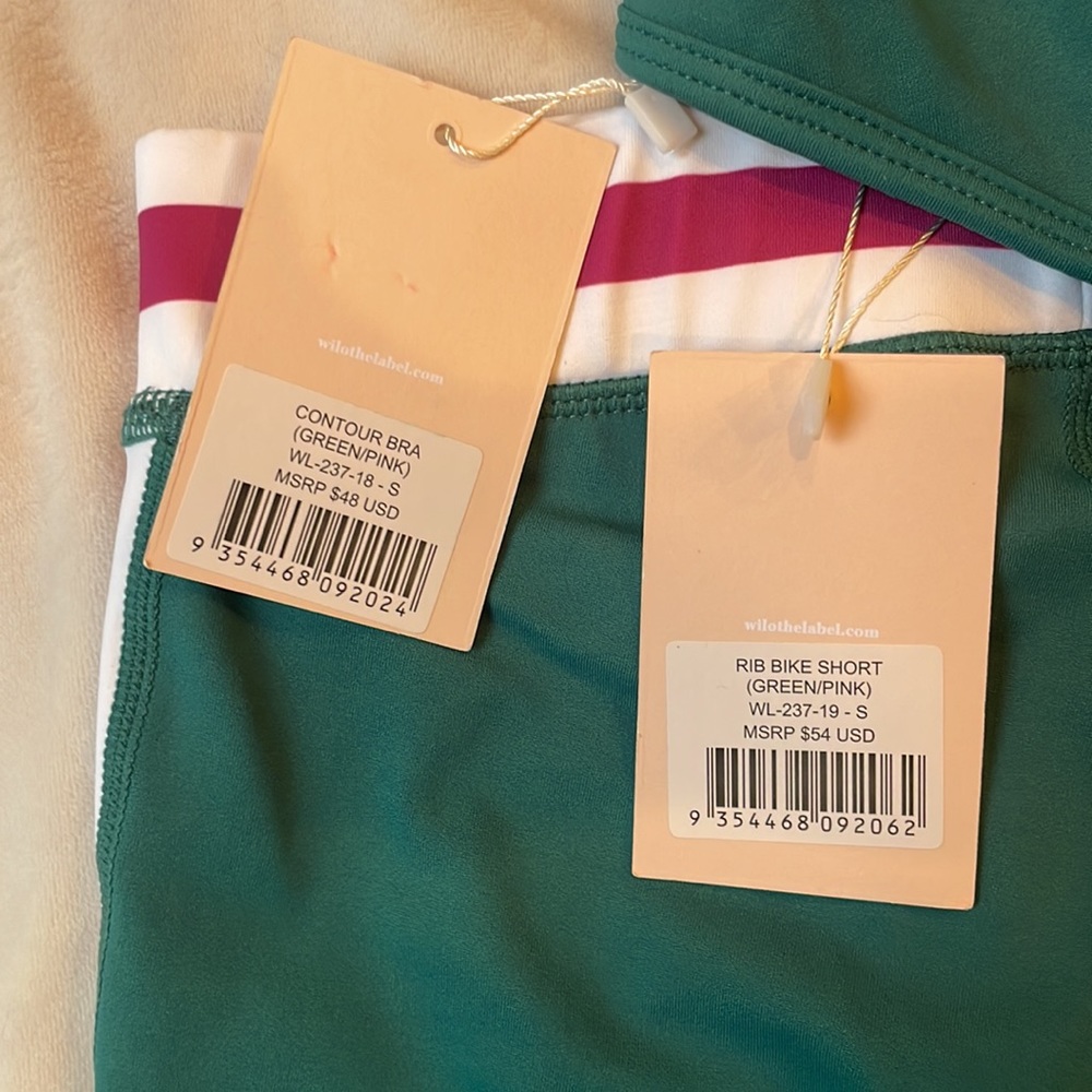 NWT WILO Set, S, Green/Pink - Picture 6 of 6